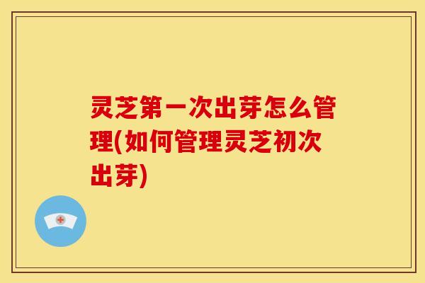 灵芝第一次出芽怎么管理(如何管理灵芝初次出芽)