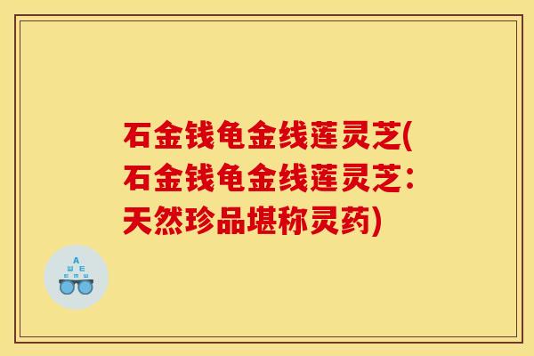 石金钱龟金线莲灵芝(石金钱龟金线莲灵芝：天然珍品堪称灵药)