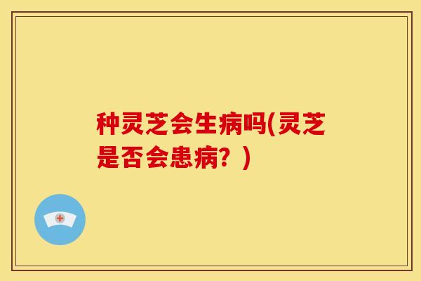 种灵芝会生病吗(灵芝是否会患病？)