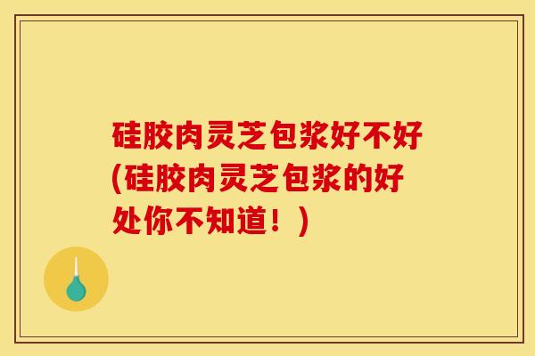 硅胶肉灵芝包浆好不好(硅胶肉灵芝包浆的好处你不知道！)