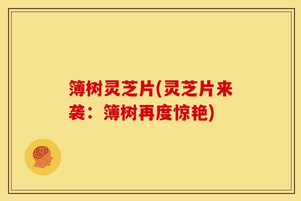 簿树灵芝片(灵芝片来袭：簿树再度惊艳)