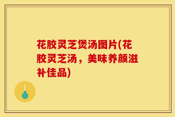 花胶灵芝煲汤图片(花胶灵芝汤,美味养颜滋补佳品)