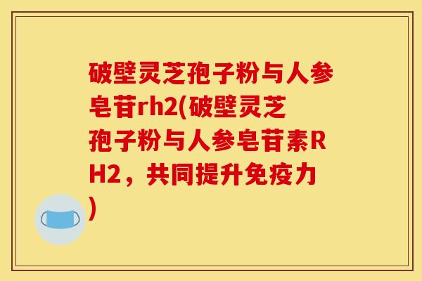 破壁灵芝孢子粉与人参皂苷rh2(破壁灵芝孢子粉与人参皂苷素RH2,共同提升免疫力)