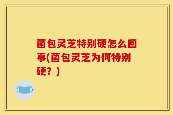菌包灵芝特别硬怎么回事(菌包灵芝为何特别硬?)