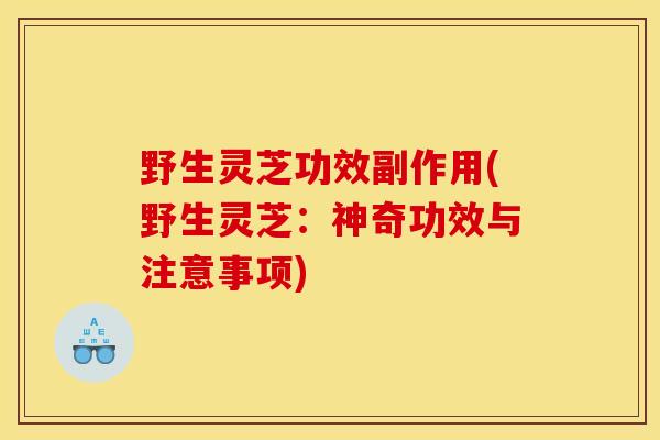 野生灵芝功效副作用(野生灵芝:神奇功效与注意事项)