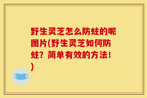 野生灵芝怎么防蛀的呢图片(野生灵芝如何防蛀？简单有效的方法！)