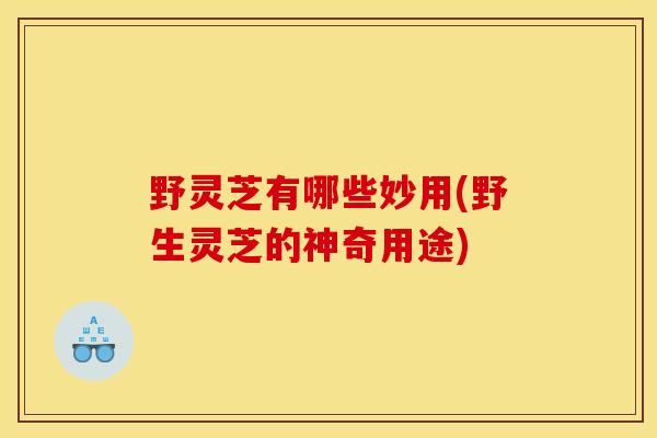 野灵芝有哪些妙用(野生灵芝的神奇用途)
