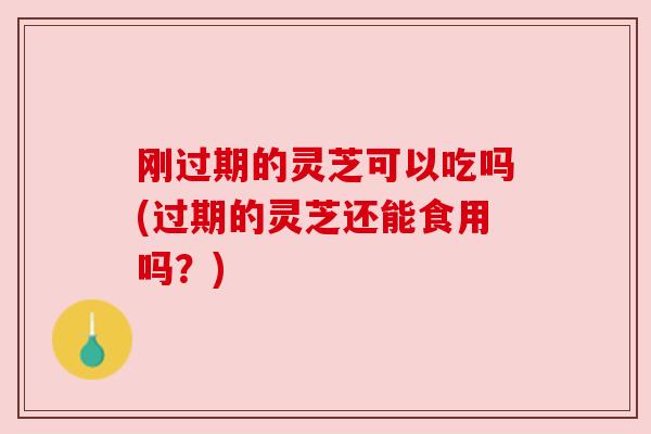刚过期的灵芝可以吃吗(过期的灵芝还能食用吗？)