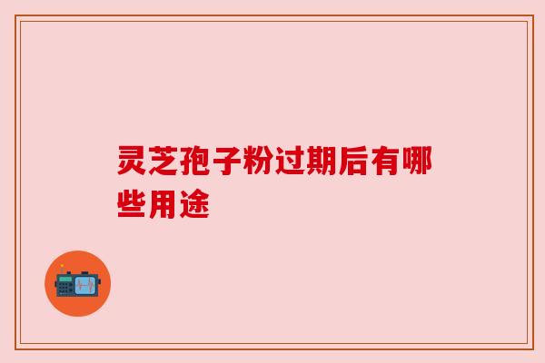灵芝孢子粉过期后有哪些用途